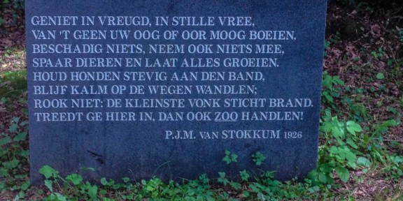 P.J.M. van Stokkum, poëzie, landgoed, Nijmegen, Groesbeek