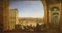 Turner schilderij over Rafael schilderend in het Vaticaan