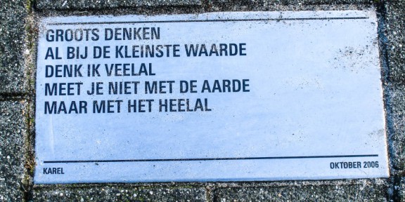 Poëzie, Karel, Den Haag