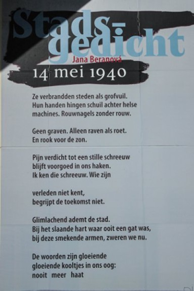 14 mei 1940, stadsgedicht, Jana Beranová, Rotterdam