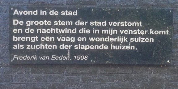 Poëzie, gedicht, Frederik van Eeden, Amsterdam