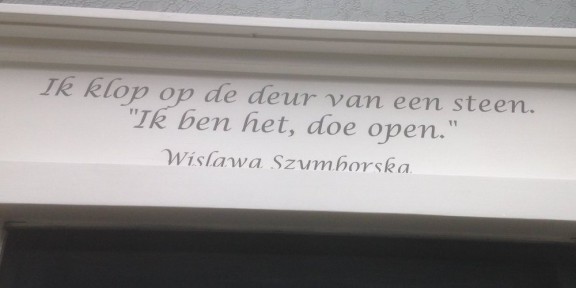 Poëzie, dichtregel, Wislawa Szymborska, Leeuwarden