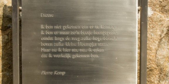 Poëzie, gedicht, Excuse, Pierre Kemp, Valkenburg