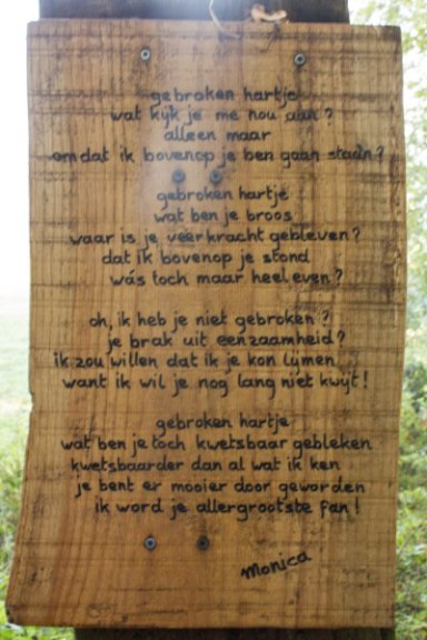 Poëzie, gedicht, Monica, Krijtlandpad, Zuid-Limburg