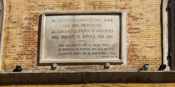 Poëzie, Ludovico Ariosto, Rome