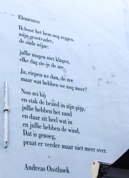 Poëzie, gedicht, Middelburg, Andreas Oosthoek
