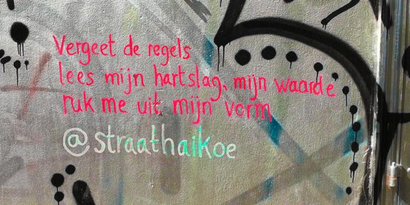 Poëzie, gedicht, Straathaikoe, Utrecht