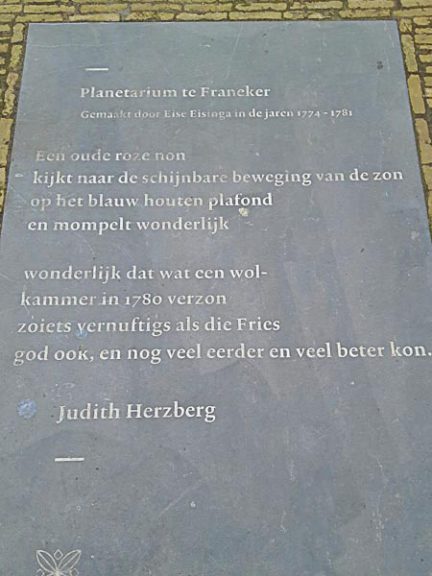 Poëzie, gedicht, Judith Herzberg, Leeuwarden