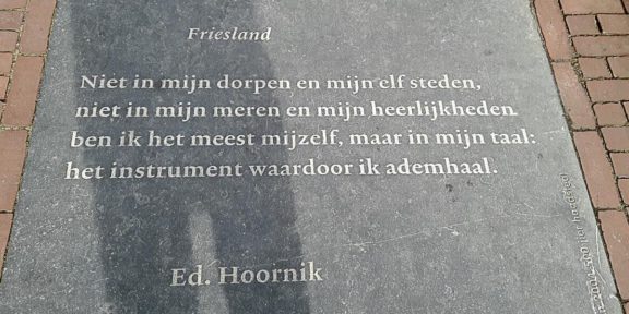 Poëzie, gedicht, Ed Hoornik, Leeuwarden