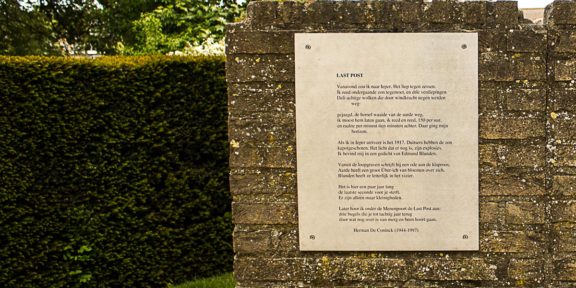 Poëzie, gedicht, Herman de Coninck, Ieper