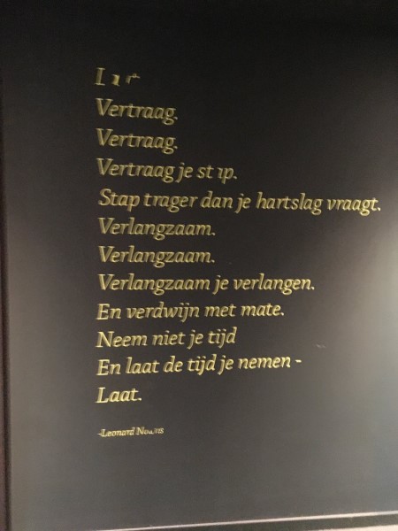 Poëzie, gedicht, Leonard Nolens, Utrecht