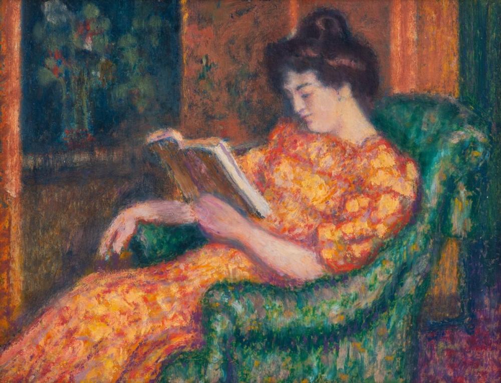 Georges Lemmen, Femme à la lecture