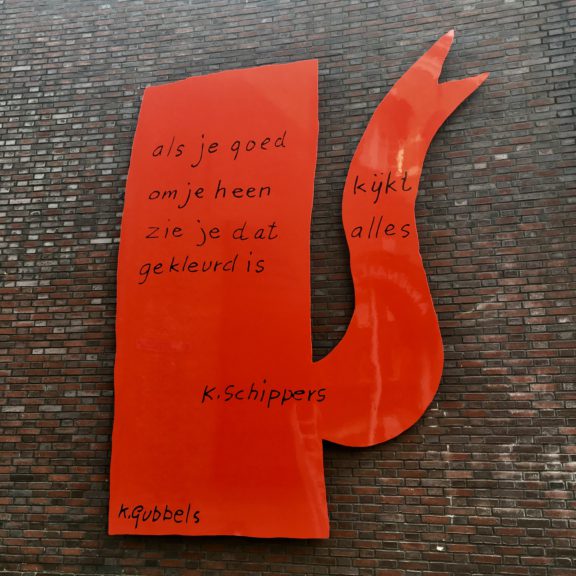 Poëzie, dichtregel, K. Schippers, Klaas Gubbels, Nijmegen