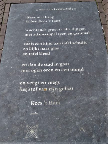 Poëzie, gedicht, Kees t Hart, Leeuwarden