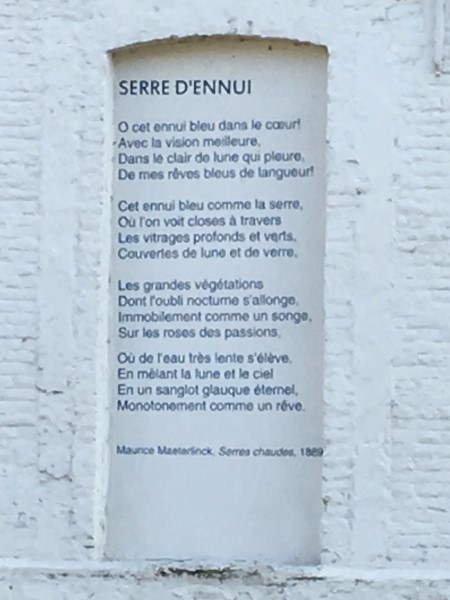 Poëzie, gedicht, Maurice Maeterlinck, Gent