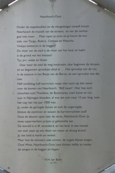 Poëzie, gedicht, H.H. ter Balkt, Nijmegen