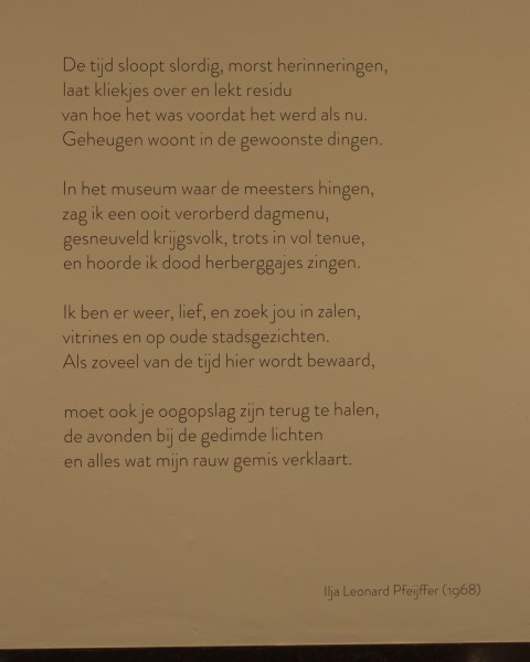 Poëzie, gedichten, Lakenhal, Leiden