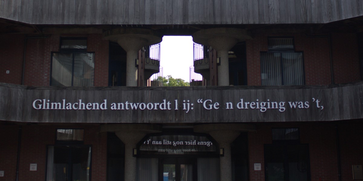 Poëzie, dichtregels, P.N. van Eyck, Leiden