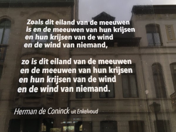 Poëzie, gedicht, Herman de Coninck, Antwerpen