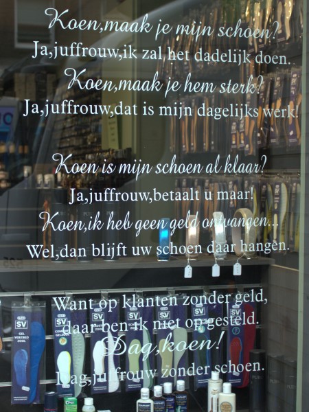 Poëzie, kinderversje, anoniem, Amsterdam