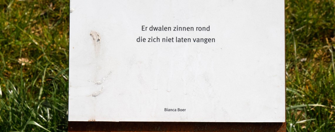 Poëzie, straatpoëzie, dichtregels, Kranenburg, Bianca Boer