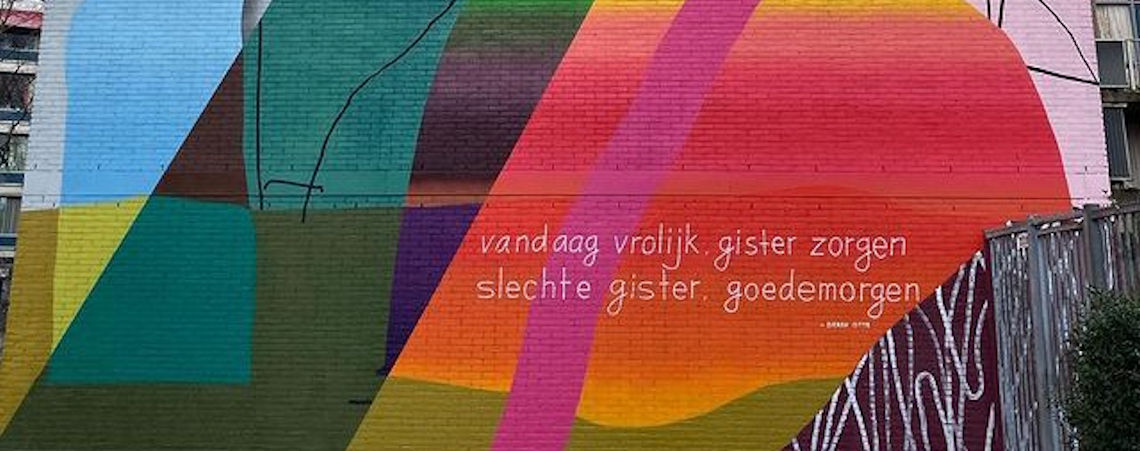 Poëzie, straatpoëzie, gedicht, muurgedicht, Derek Otte, stadsdichter, Rotterdam