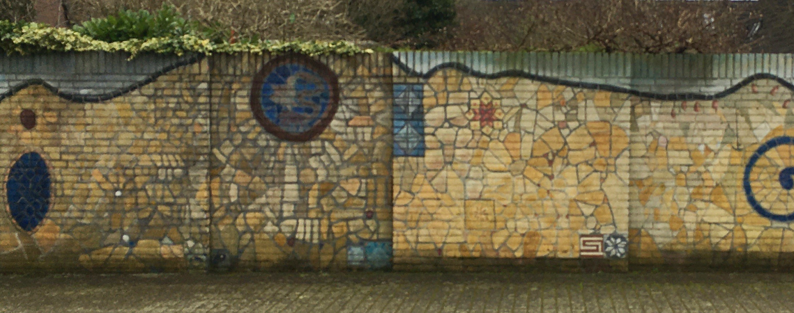 Muurmuseum, muurschildering, Ceciel Naalden, Nijmegen