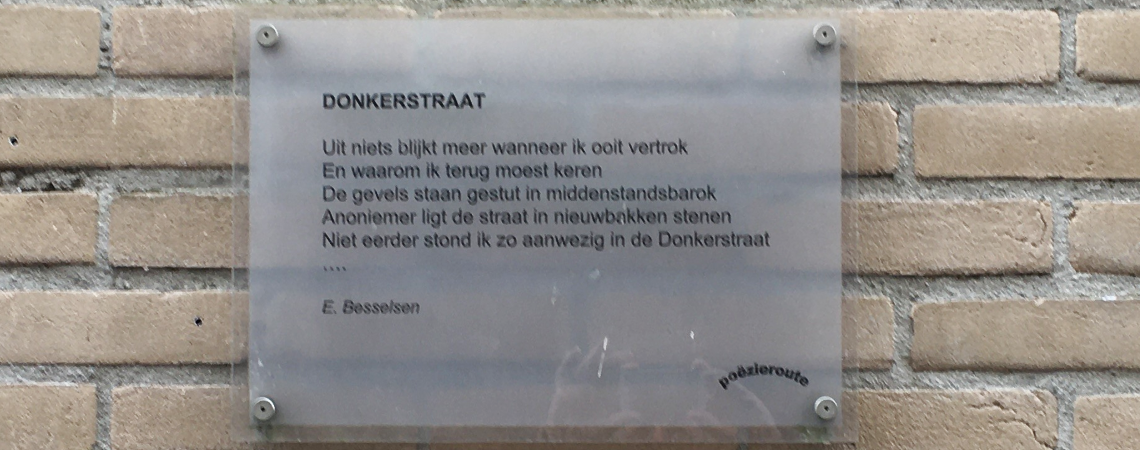 Poëzie, straatpoëzie, gedicht, Eddie Besselsen, Harderwijk