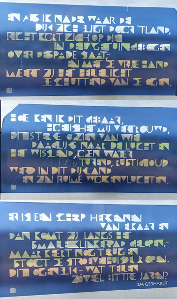 Thuiskomst, gedicht van Ida Gerhardt, gevonden in Kampen