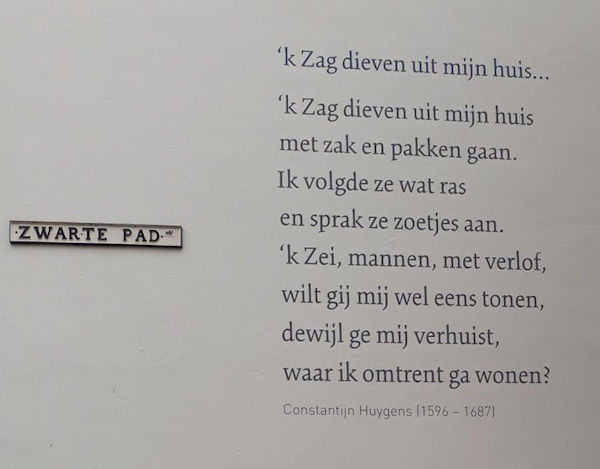 Gedicht van Constantijn Huygens, gevonden in Voorburg