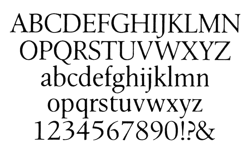 Lectura, lettertype ontworpen door typograaf Dick Dooijes