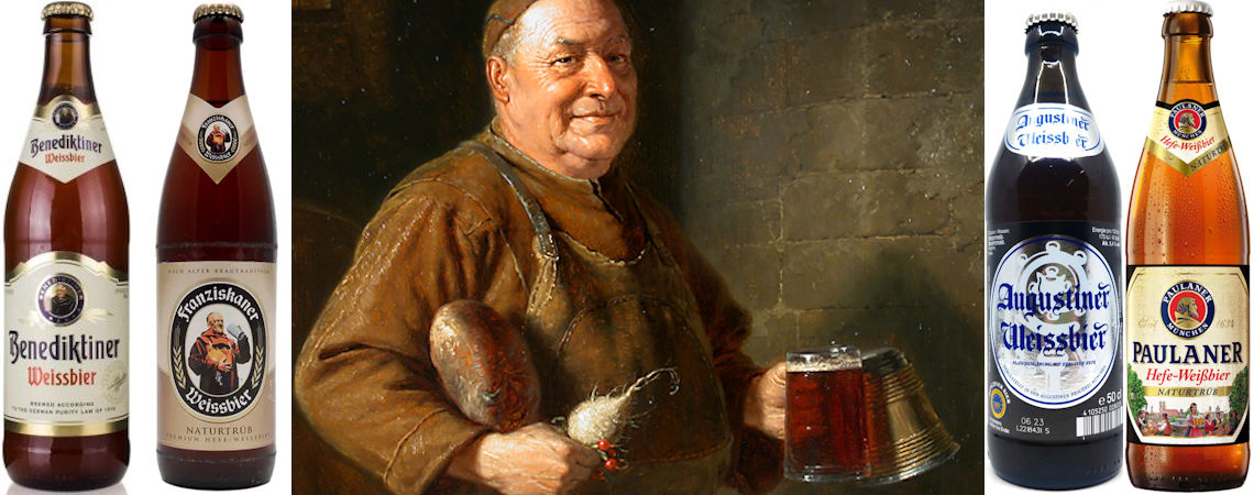Dwarskijken, bier, Eduard von Grützner