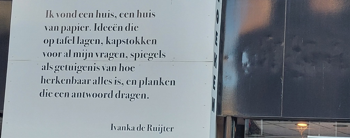 Poëzie, straatpoëzie,gedicht, Ivanka de Ruijter, Leiden