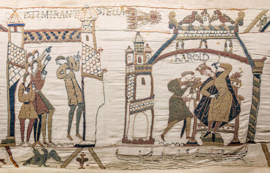 Tapijt van Bayeux met Komeet van Halley