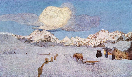 Giovanni Segantini, Drieluik van de natuur