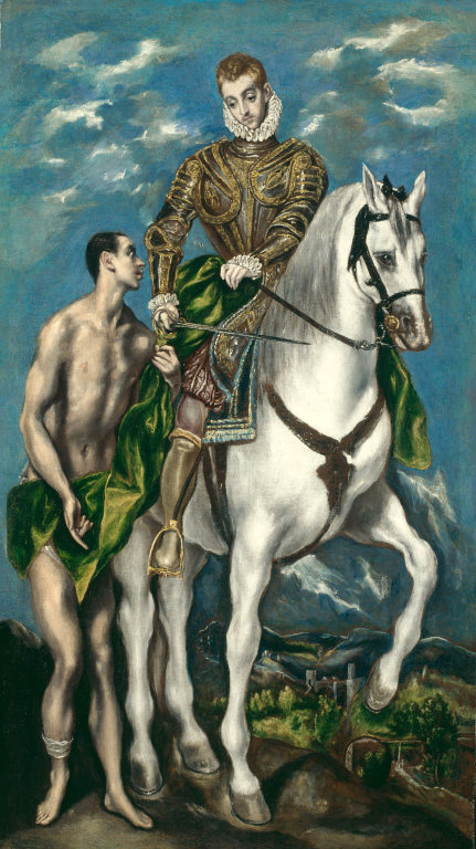 El Greco, Sint Maarten en de bedelaar