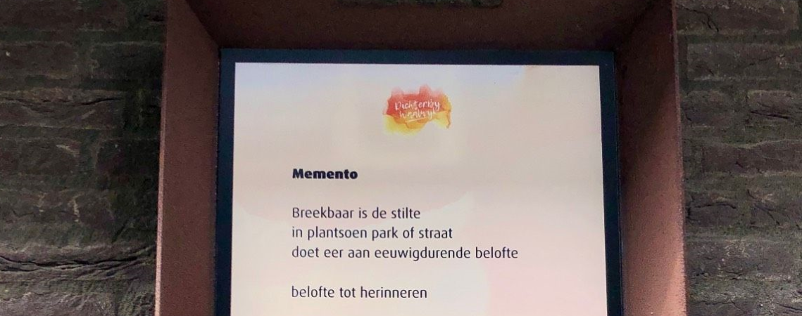 Poëzie, straatpoëzie, gedicht, Dianne van Eekert, Waalwijk