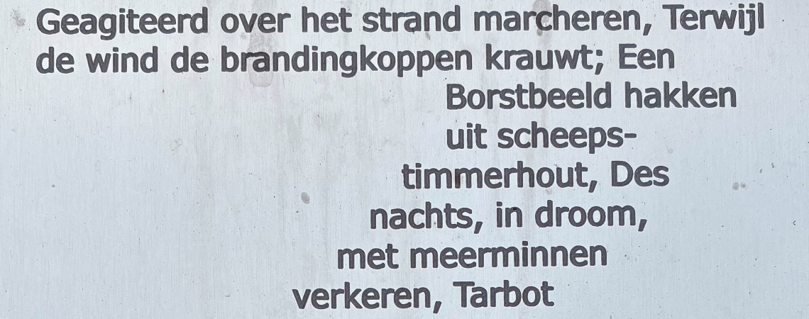 Poëzie, straatpoëzie, gedicht, Cees Buddingh, Elst