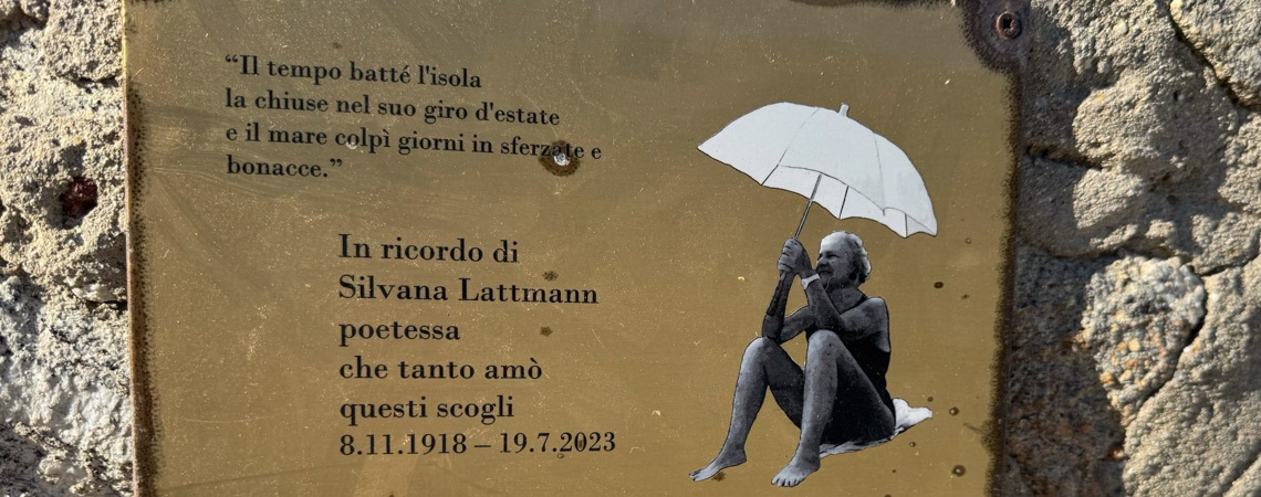 Poëzie, straatpoëzie, dichtregels, Silvana Lattmann, Sant'Andrea, Elba