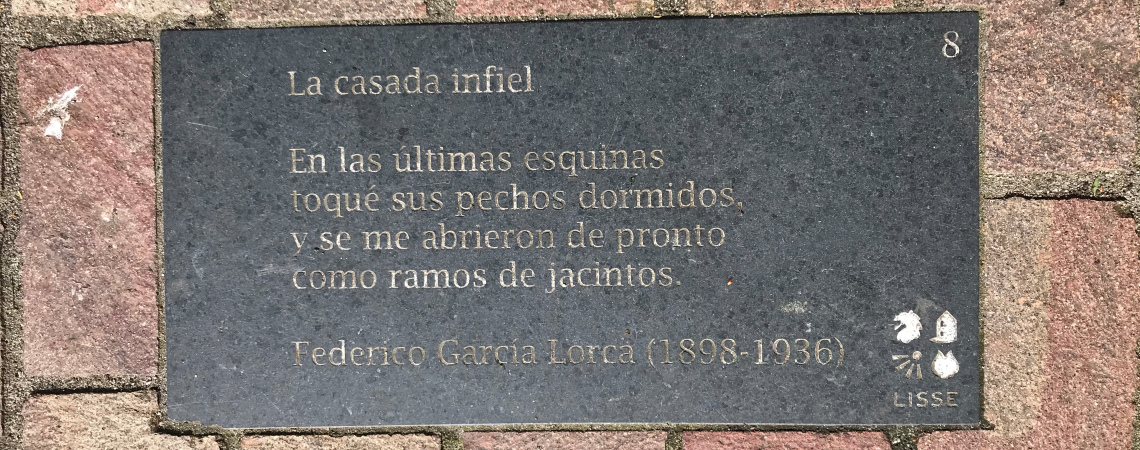 Poëzie, straatpoëzie, gedicht, Federico Garcia Lorca, Lisse