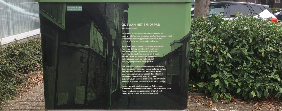 Poëzie, straatpoëzie, gedicht, Fons Mommers, Tilburg