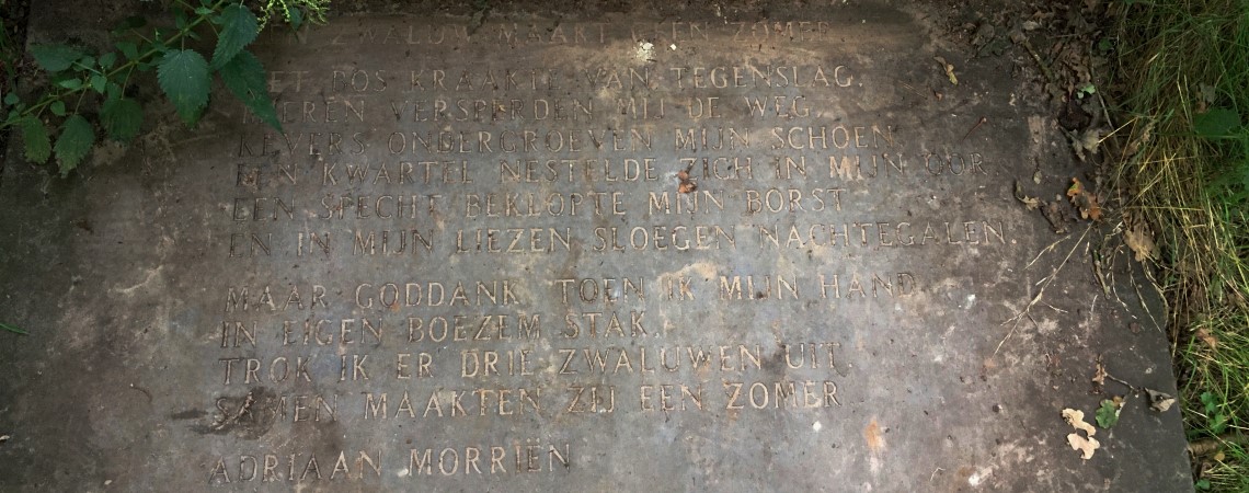 Poëzie, straatpoëzie, gedicht, Adriaan Morriën, Sellingen