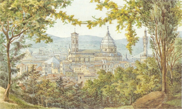 Felix Mendelssohn-Bartoldy, Blick auf Florenz