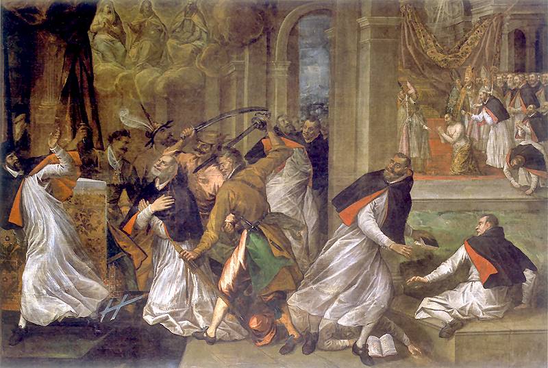 Tommaso Dolabella, Martelaarschap van Thomas Becket