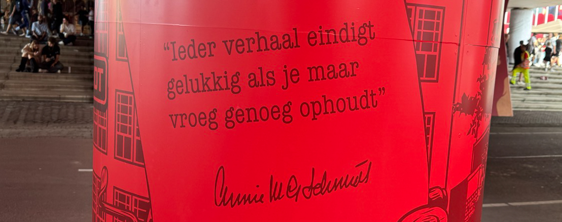 Poëzie, straatpoëzie, aforisme, Annie M.G. Schmidt, Amsterdam